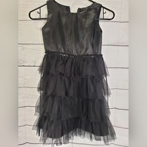 Black tulle dress SZ 7